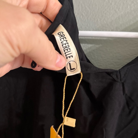 Chic Black Midi Dress - Picture 5 of 7